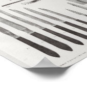  anatomie van chirurgische medische instrumenten poster (Hoek)