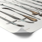  anatomie van chirurgische medische instrumenten poster (Hoek)