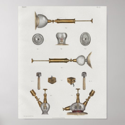 anatomie van chirurgische medische instrumenten poster (Voorkant)