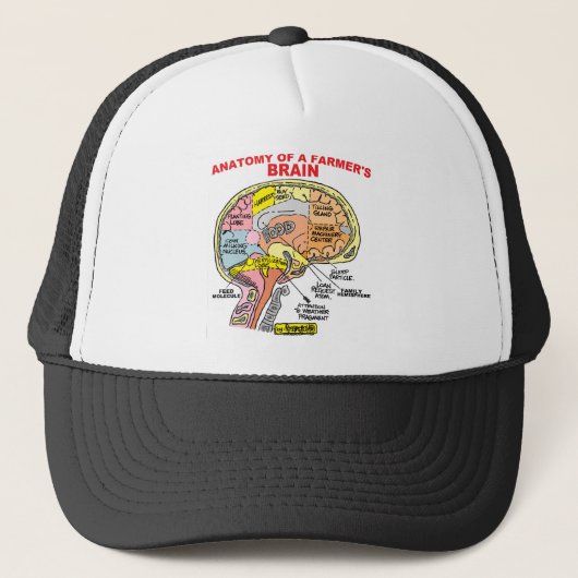ANATOMIE VAN DE BRAIN VAN EEN LANDBOUW TRUCKER PET (Voorkant)