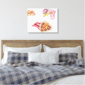 Anatomie van de cochleaar in het menselijk oor canvas afdruk (Insitu (Slaapkamer))