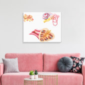 Anatomie van de cochleaar in het menselijk oor canvas afdruk (Insitu (Woonkamer))
