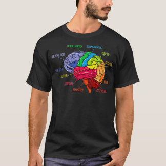 Anatomie van de hersenneuroloog Gift T-shirt