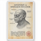 Anatomie van de Innsmouth Look - Interne notities, Sticker (Voorkant)