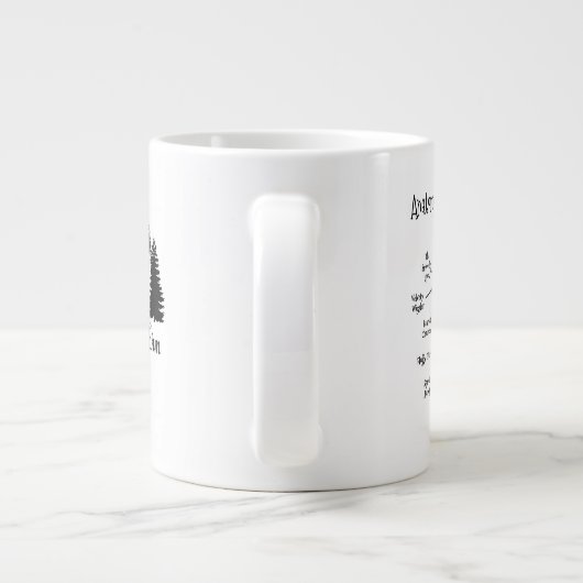 Anatomie van de kasjmiergeit - Mok Jumbo (Achterkant)