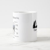 Anatomie van de kasjmiergeit - Mok Jumbo (Voorkant)