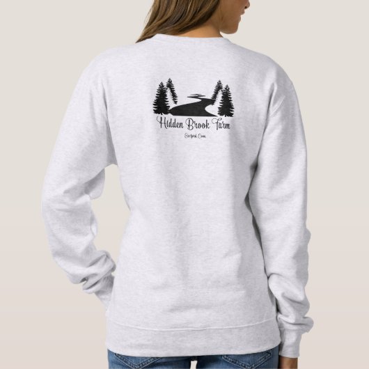 Anatomie van de kasjmiergeit - Sweatshirt voor dam (Achterkant)