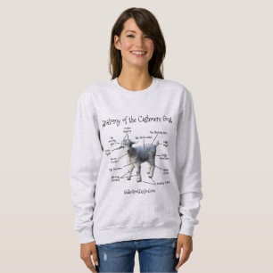 Anatomie van de kasjmiergeit - Sweatshirt voor dam