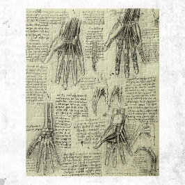 Anatomie van de menselijke hand door Leonardo da V Legpuzzel