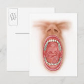 Anatomie van de Menselijke Holte van de Mond Briefkaart (Voorkant / Achterkant)