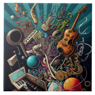 Anatomie van de Muziektegel Tegeltje