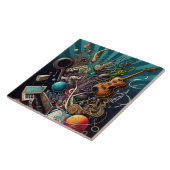 Anatomie van de Muziektegel Tegeltje (Zijkant)