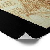 Anatomie van de nek door Leonardo Da Vinci c. 1515 Poster (Hoek)