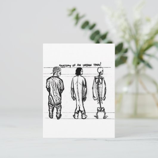 Anatomie van de stadsleiding briefkaart (Staand voorkant)