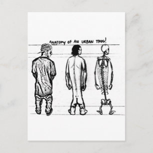 Anatomie van de stadsleiding briefkaart