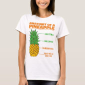 Anatomie van een ananas houdt van Feestdagen Famil T-shirt (Voorkant)