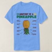 Anatomie van een ananas onderaan ananas t-shirt (Design voorkant)