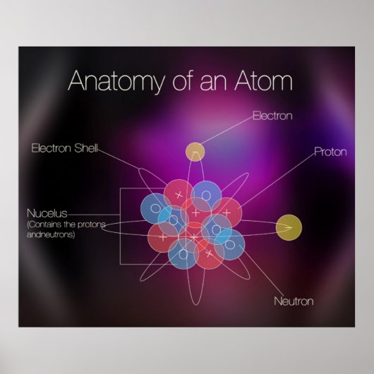 Anatomie van een Atom-Poster Poster (Voorkant)