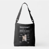 Anatomie van een Aussiedoodle Crossbody Tas (Voorkant)