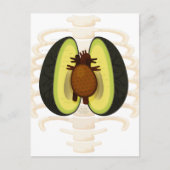 Anatomie van een Avocado Briefkaart (Voorkant)