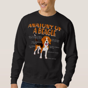 Anatomie van een Beagle honden Ik hou van dieren P Trui