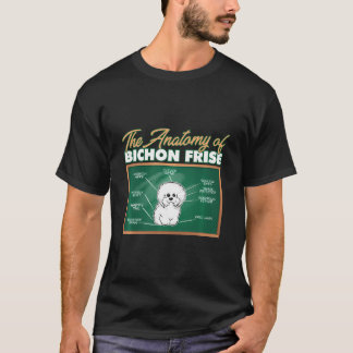 Anatomie van een bichon Frise I Funny Bichon Frise T-shirt