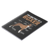 Anatomie van een Boxer Dog Animal Pet Lover Notitieboek (Linkerzijde)