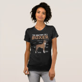 Anatomie van een Boxer Dog Animal Pet Lover T-shirt (Voorkant volledig)