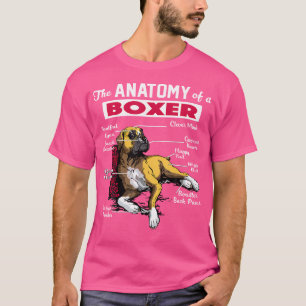 Anatomie van een Boxer hondenshirt - Grappig shirt