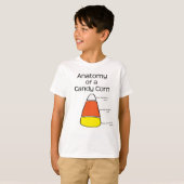 Anatomie van een Candy Corn T-shirt (Voorkant volledig)