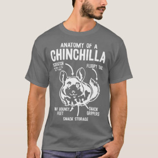 Anatomie van een Chinchilla Chinchilla T-shirt