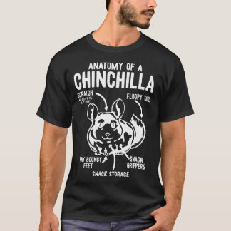 Anatomie van een Chinchilla Chinchilla T-shirt