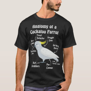 Anatomie van een Cockatoenparrot T-shirt