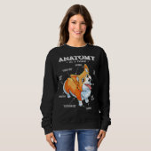 Anatomie van een Corgi T-Shirt Funny Dog (Voorkant volledig)