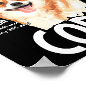 Anatomie van een Corgi voor Hondenliefhebbers Poster (Hoek)