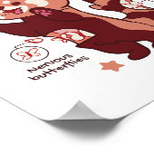 Anatomie van een Dierenvriend van de Rode Panda Poster (Hoek)