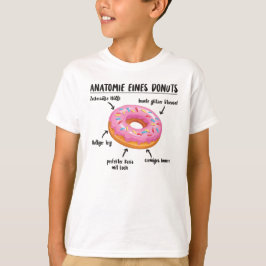 Anatomie van een Donut Sweet Delicious Donut T-shirt