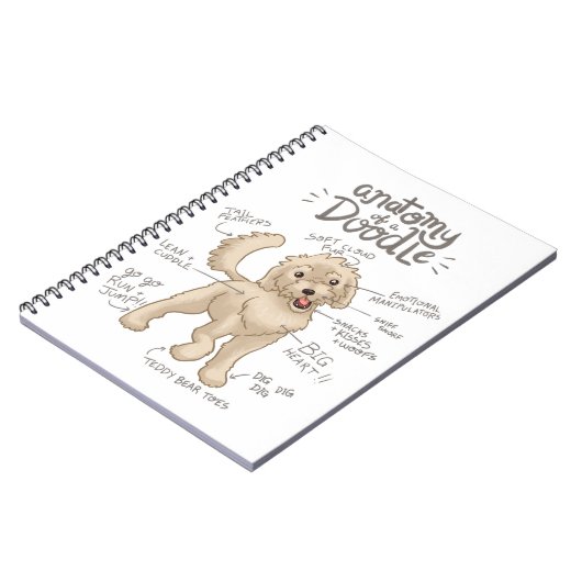 Anatomie van een Doodle Dog Notitieboek (Linkerzijde)