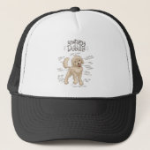Anatomie van een Doodle Dog Trucker Pet (Voorkant)