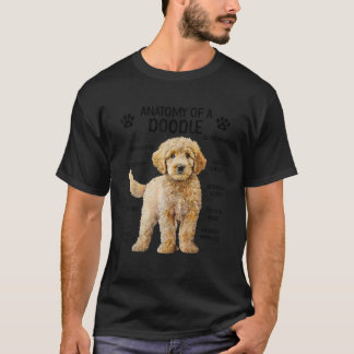 Anatomie van een doodle hond doodle eigenaar Golde T-shirt