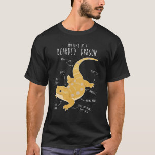 Anatomie van een draak met onderaardse draak, Funn T-shirt
