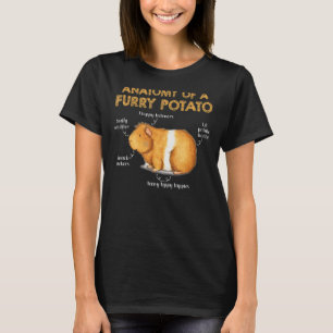 Anatomie van een drijfmest van de aardappel t-shirt