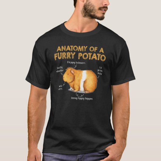 Anatomie van een drijfmest van de aardappel t-shirt (Voorkant)