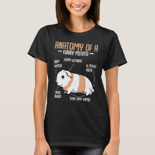 Anatomie van een drijfmest van het aardappelpakijs t-shirt