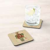 Anatomie van een duif bier onderzetter (Rechterzijde)