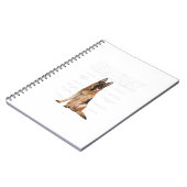 Anatomie van een Duitse schaapherder Notitieboek (Linkerzijde)