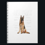 Anatomie van een Duitse schaapherder Notitieboek<br><div class="desc">Anatomy Of A German Shepherd Funny Cute Dog Mom Dad</div>