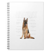 Anatomie van een Duitse schaapherder Notitieboek (Voorkant)