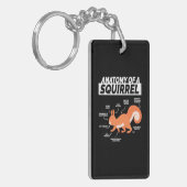 Anatomie van een eekhoorn sleutelhanger (Voorkant Links)
