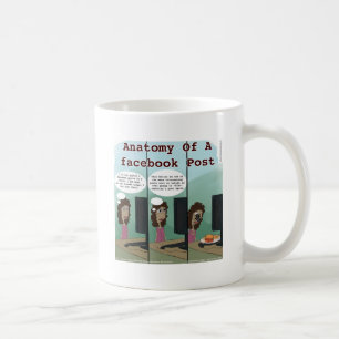 Anatomie van een Facebookbericht: Grappig Koffiemok